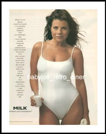 Yasmine Bleeth Baywatch Bathing Suit Got Milk Ad 1996 On Popscreen