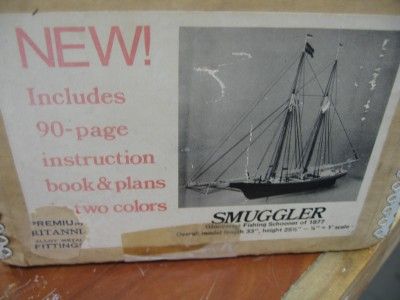 1976 Large 1 4 1 Bluejacket SHIP Crafters Smuggler Gloucester Wooden 