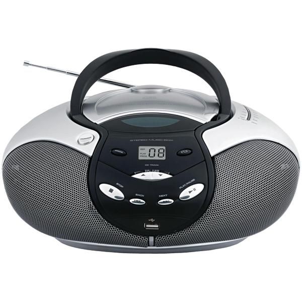 Unirex Portable CD  Player Boombox w USB Connection