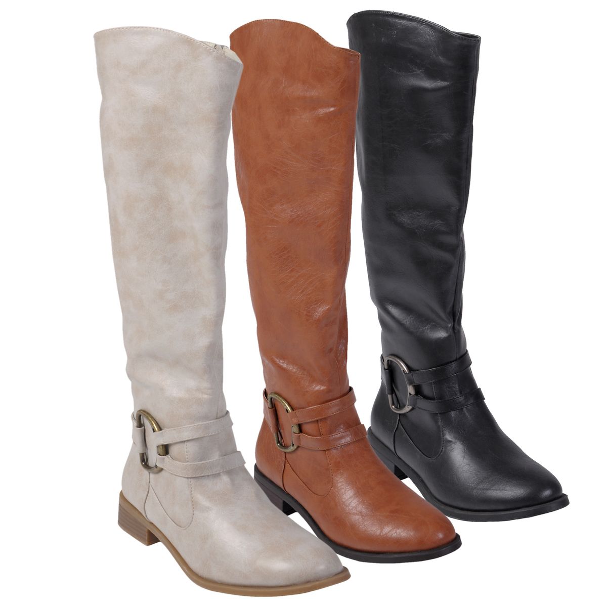 Journee Collection Womens Charming 01 Ring Accent Tall Boot
