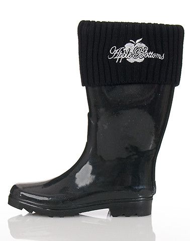 COZY_black_apple_bottoms_solid_rain_boot1