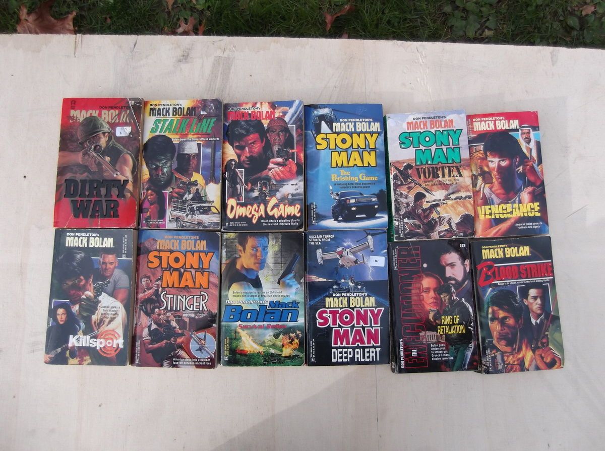 don pendleton Mack Bolan and Stony Man 12 books