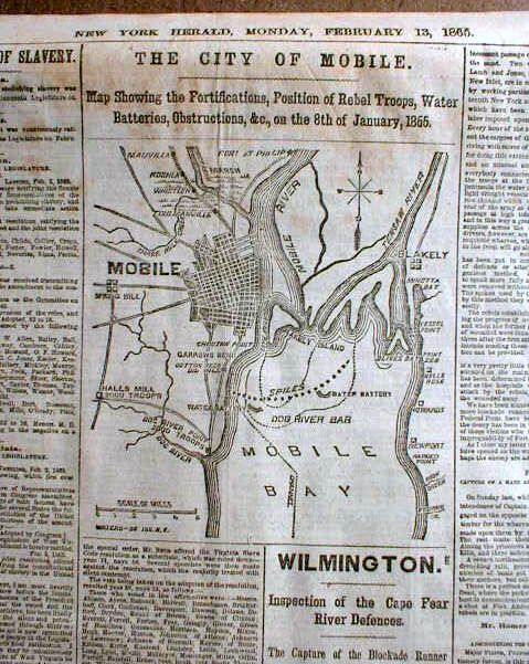   13th Amendment Ratification Slavery Map Mobile Alabama