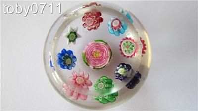 vintage clichy rose millefiore paperweight c1850