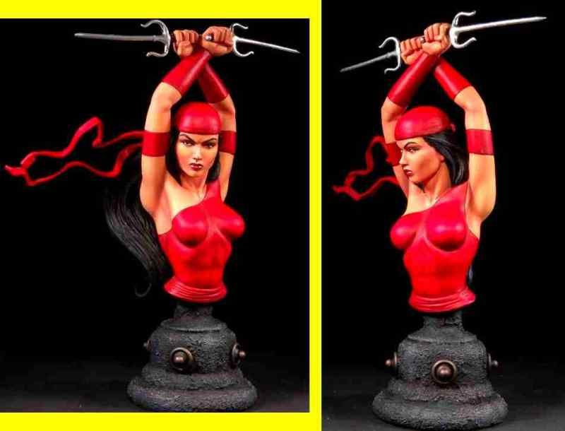 Bowen Elektra Marvel Comics Daredevil Bust Statue