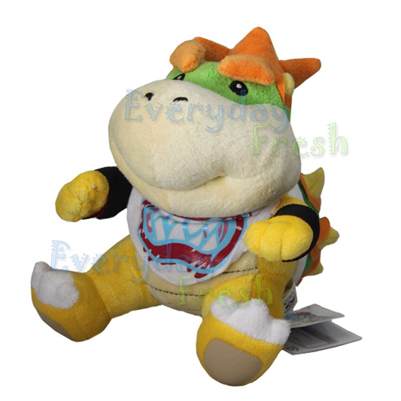   Nintendo Super Mario Bros 7 Bowser Jr Plush Doll Figure Toy