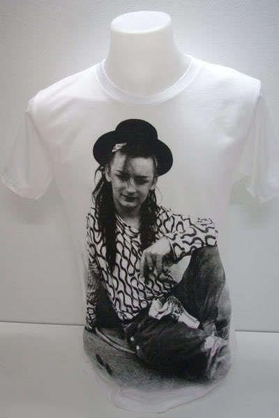 Boy George Culture Club 80s New Wave Rock T Shirt S