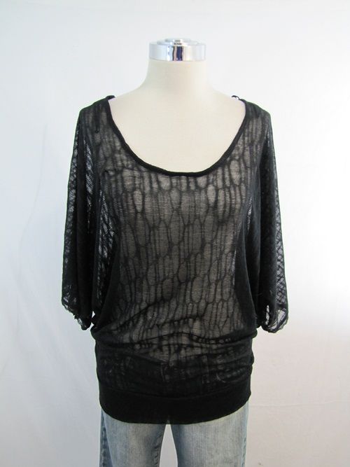   retail 88 scoop n eck short dolman sle eves sheer fa bric style name