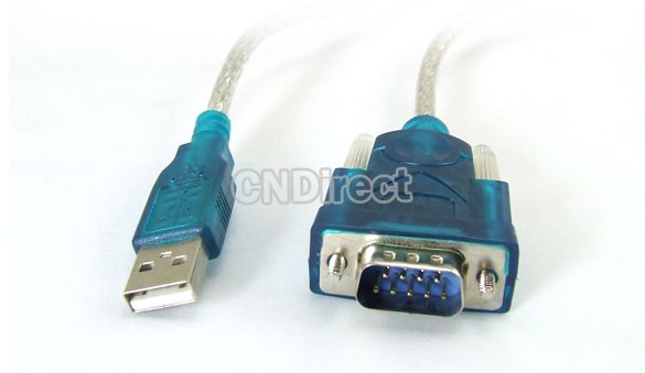USB to RS232 Serial 9Pin DB9 Cable Adapter for PC PDA GPS