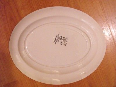 vintage kathy winkle broadhurst oval platter roulette