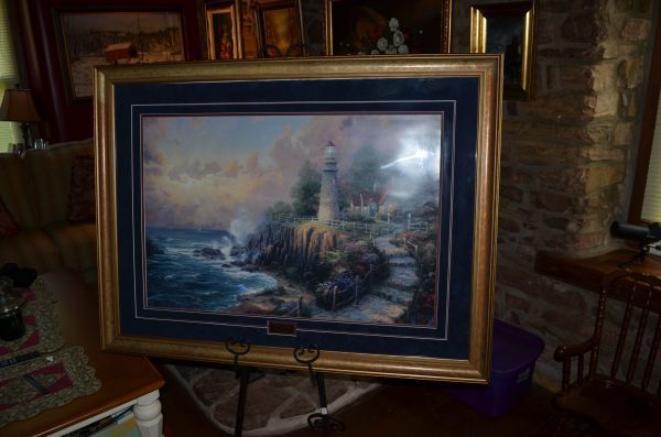 Thomas Kinkade The Light of Peace Limited edition 1794 3350 Signed w 