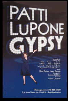 Original Broadway Sondheim Poster Gypsy Laura Benanti Patti LuPone 