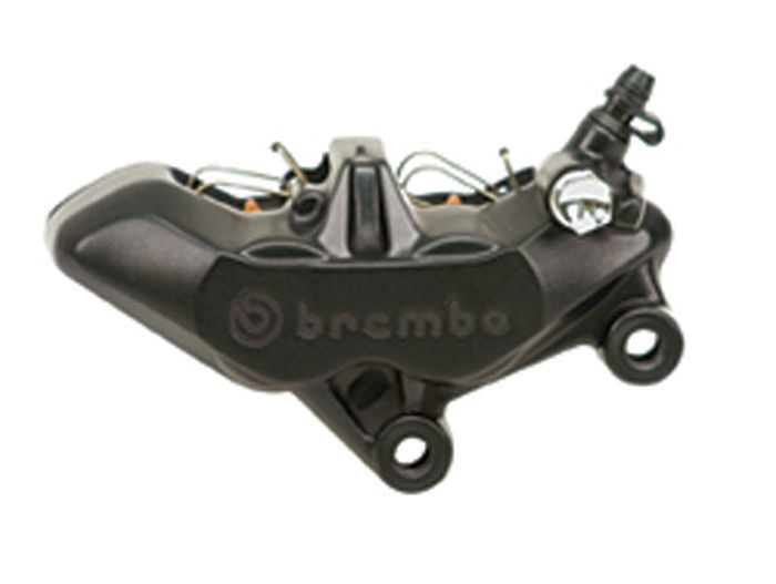 Brembo Black Left Side Four Piston Differential Bore Caliper Kit