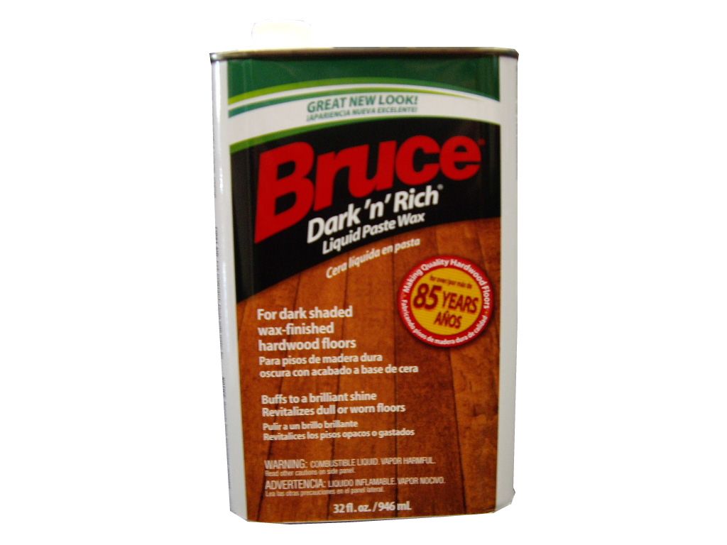 Bruce Hardwood Floors W105 32oz Dark N Rich Wood Wax