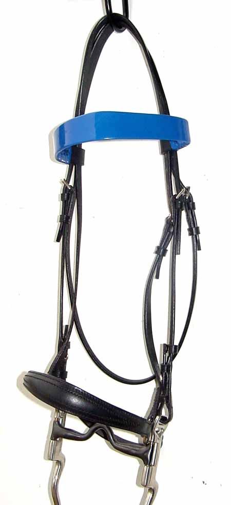 Lot of 3 Black Leather Walking Horse Bridles Special