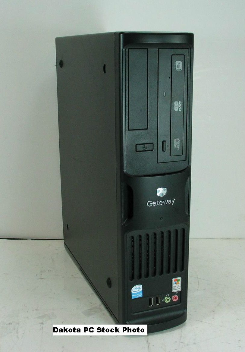 Gateway E 2500s SFF Micro BTX Desktop P 4 3GHz HT 1GB RAM 40GB HHD DVD 