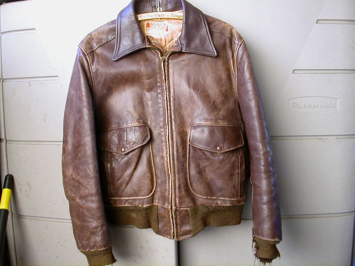 Vintage Motorcycle Harley Bucco  Sierra Sportsware Horsehide Leather 