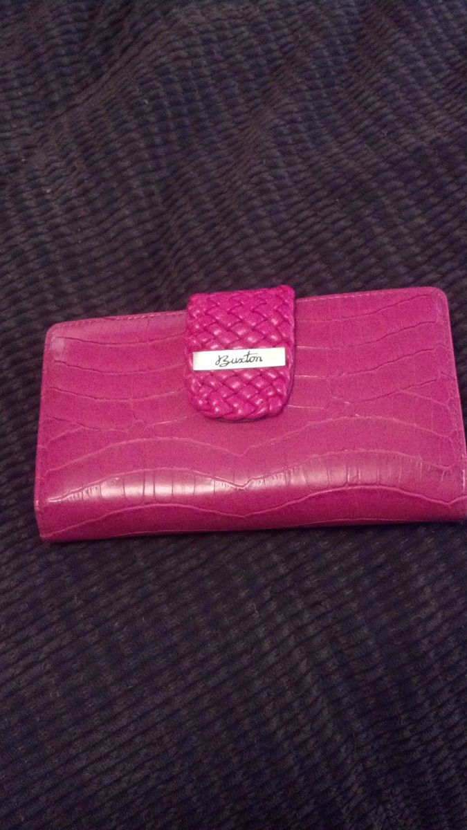  Buxton Clutch Wallet Hot Pink