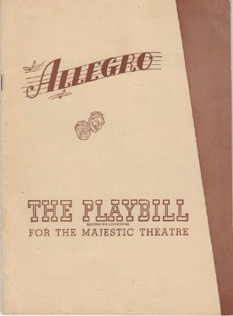 78RPM ALBUM ALLEGRO ROGERS & HAMMERSTEIN ORIGINAL CAST RCA VICTOR A 