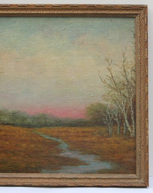 NR American Landscape Oil Painting Bruce Crane 1857 1937