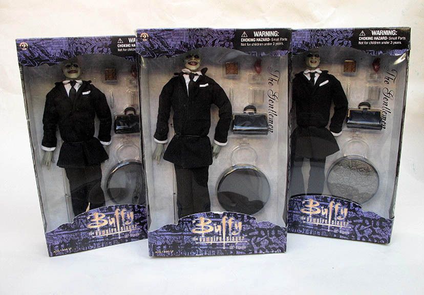 BUFFY THE VAMPIRE SLAYER THE GENTLEMEN 12 ACTION FIGURES NEVER OPENED