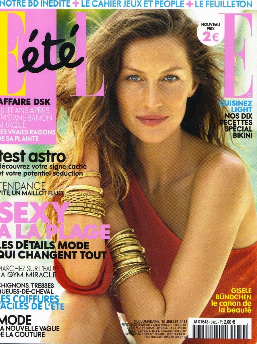 Elle France Gisele Bundchen Tori Praver Victorias Secret Natalia 