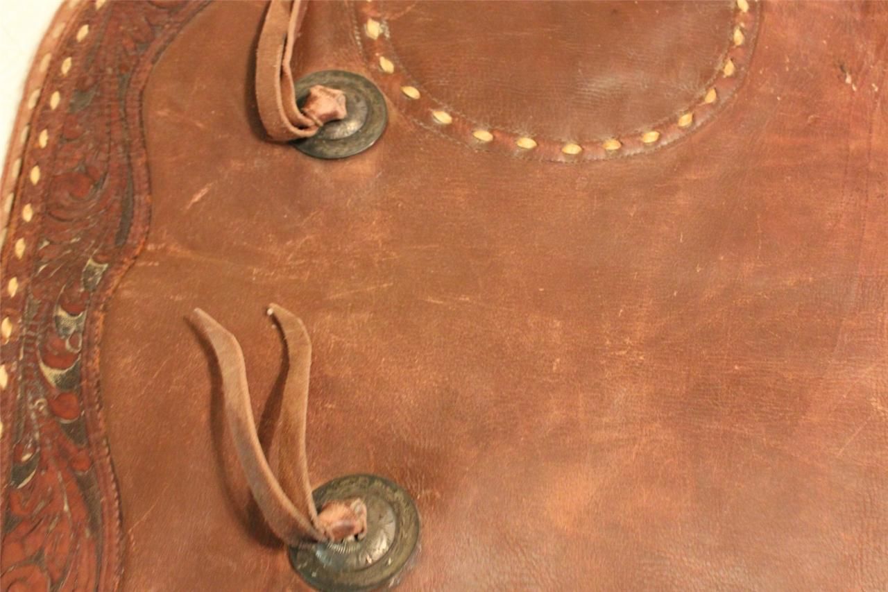   Batwing Leather Chaps with Sterling Conchos Brydon Brothers