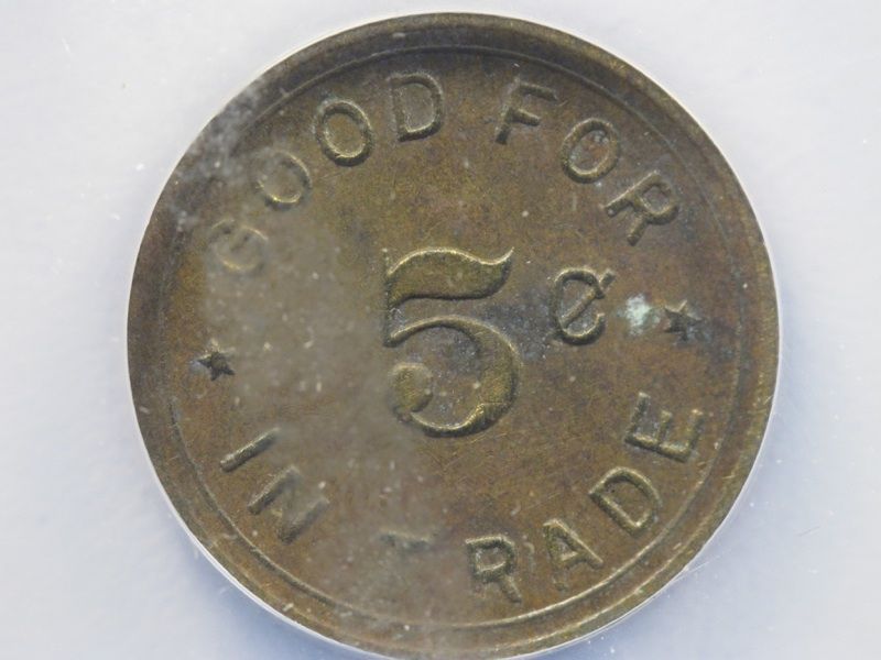 the buckhorn saloon goldfield nevada trade token