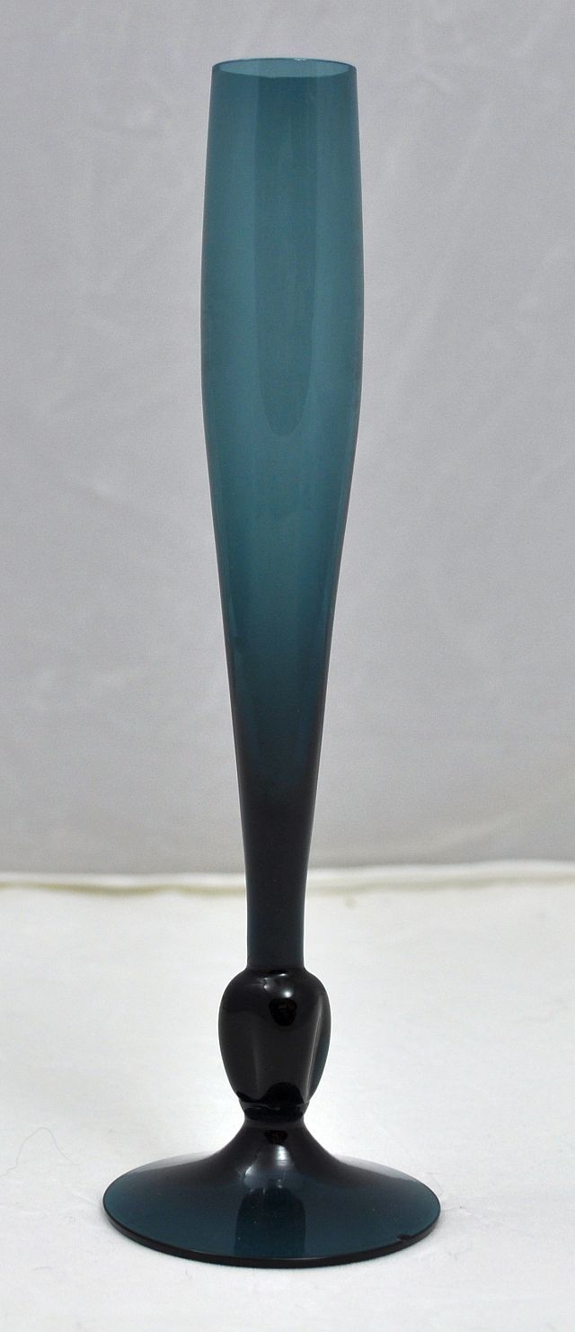 Collectible Swedish Blue Bud Vase imported in 50s and 06s 