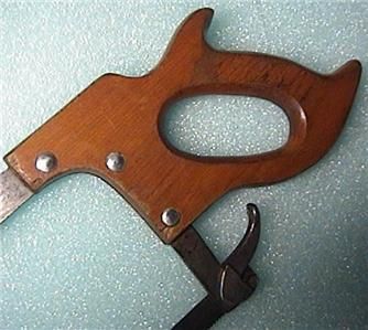 VERY OLD VINTAGE OHLEN BISHOP #85 BUTCHERS MEAT CUTTING HACK SAW VERY 