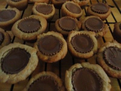 Home Made Peanut Butter Cup Cookies Baked Fresh to Order