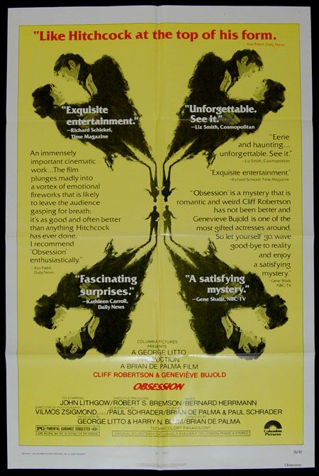   1976 Cliff Robertson Genevieve Bujold Original Movie Poster
