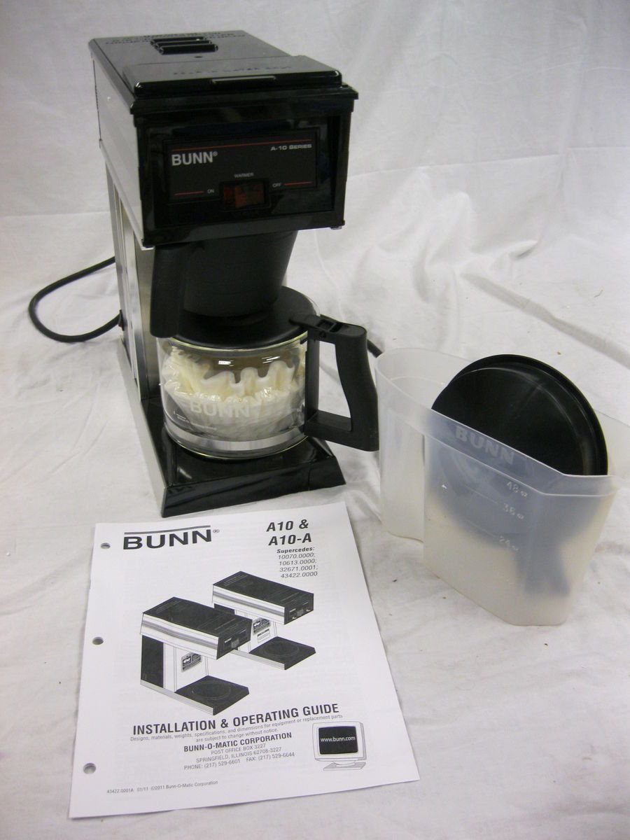 Bunn A10 Pour O Matic Coffee Brewer Black