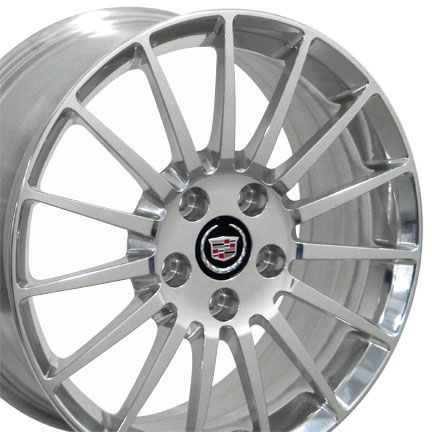 rims cadillac xlr wheel 4639 polished 18x8 upc 6884880 images