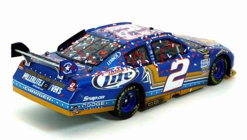 2009 Kurt Busch #2 Miller Lite Texas Raced Win 124 Scale Diecast Car 