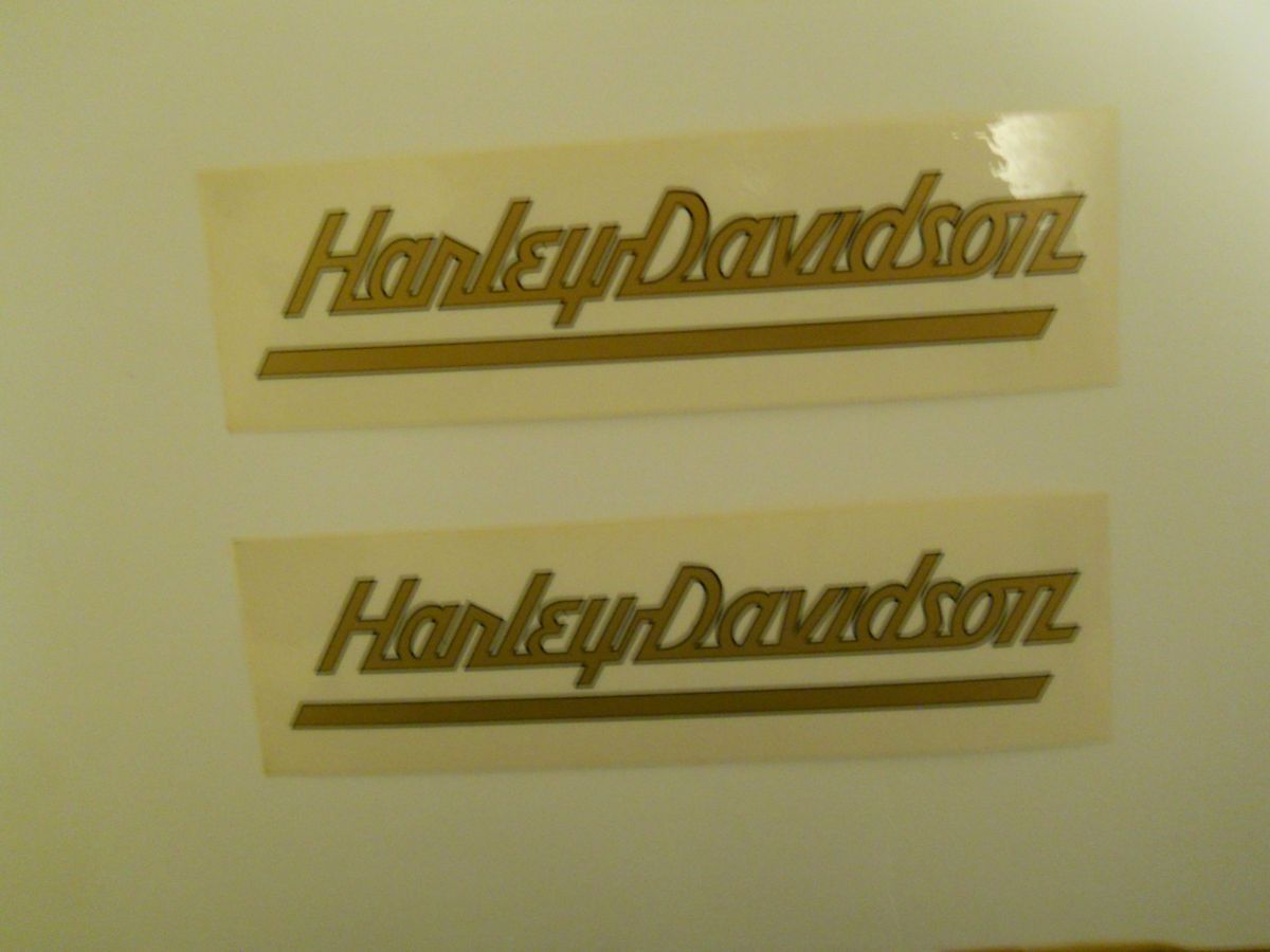 Harley Davidson Hummer Tank Decal Set 1954