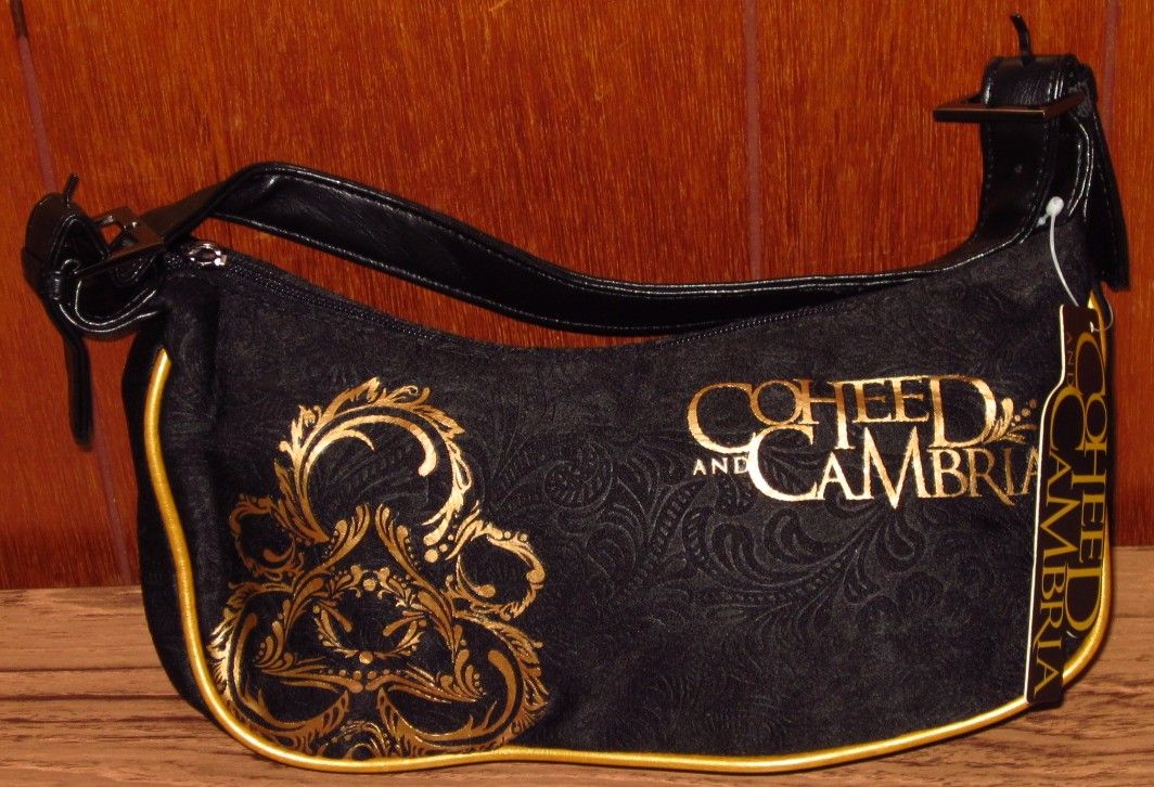 Coheed Cambria Handbag Bag Purse Licensed Black Gold New