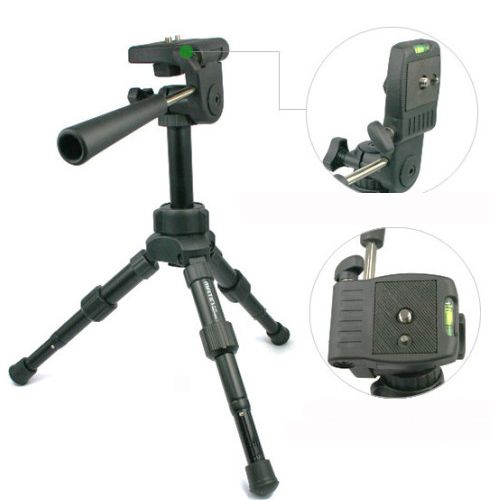 New Mini Tripod WH Panhead for Nikon Canon Sony Pentax