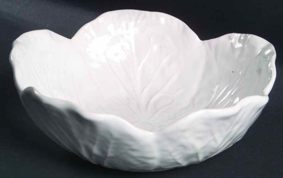   pinheiro pattern cabbage white piece soup bowl size 7 inches size