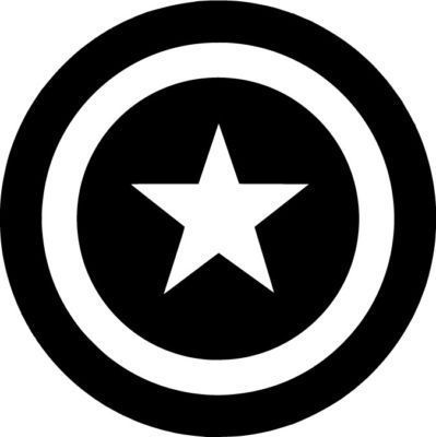 Captain America Shield Vinyl Sticker Decal Avengers Choose Size and 