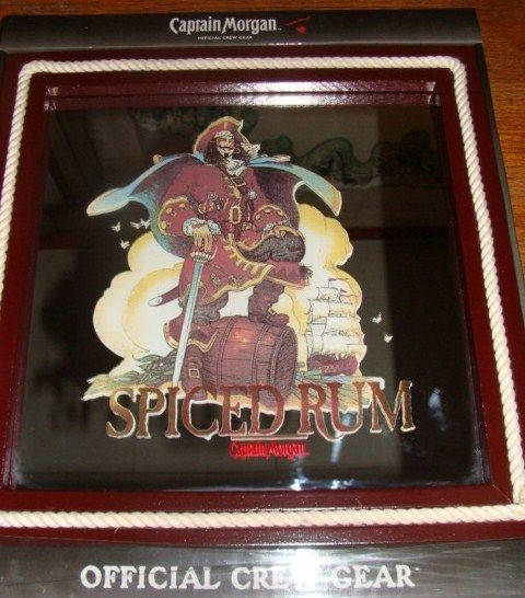  Captain Morgan Spiced Rum "Pose" Mirror