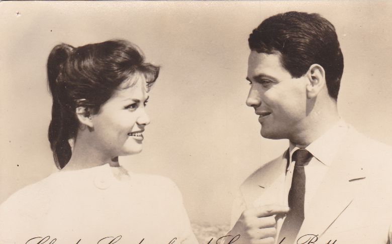 Claudia Cardinale Leonardo Botta Photo Italy Postcard