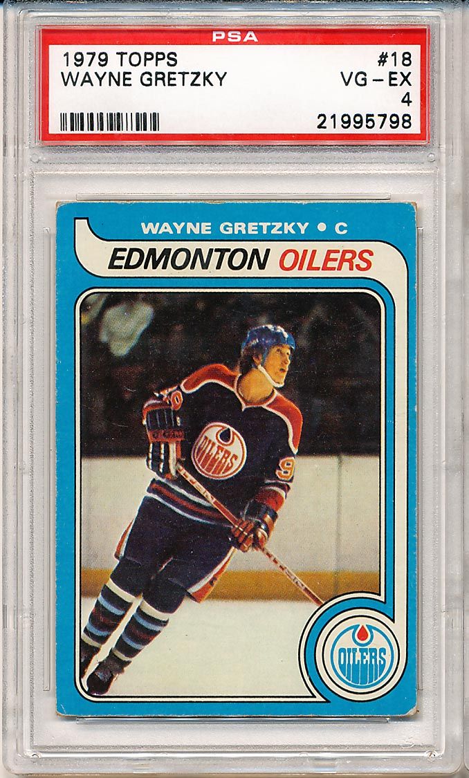 1979 topps 18 gretzky rc psa 4