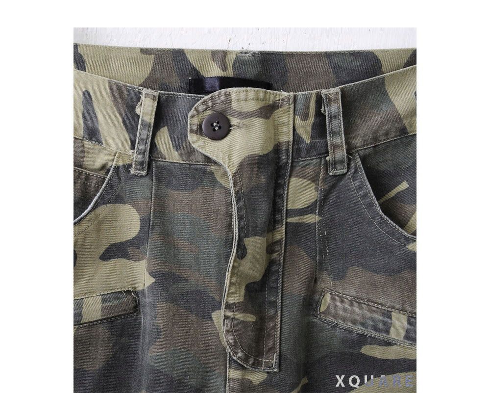 FX Homme BM Military Camo Biker Pants at Fabrixquare 30 32 34