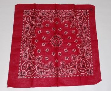 new active paisley red bandana