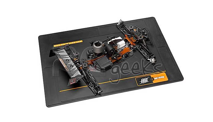 HPI Racing RC Car Large Rubber HPI HB Racing Pit Mat Black 101997