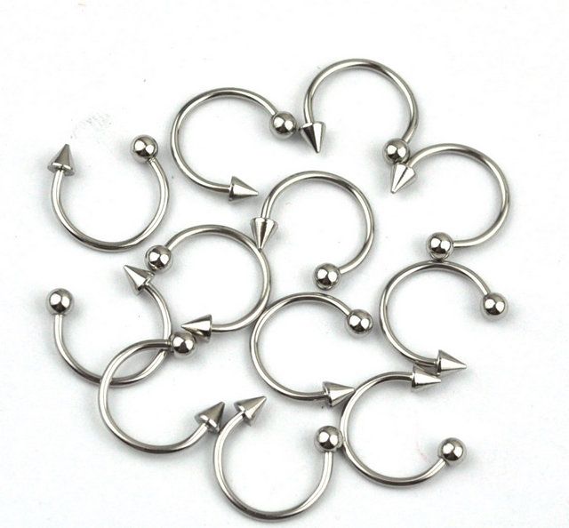   Ball Cartilage Rings Horseshoe Earring Piercing Jewelry CBR087