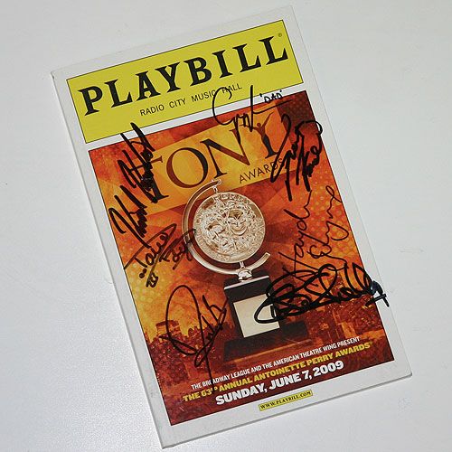 Bway 2009 Tony Awards Billy Elliot Cast Signed Playbill