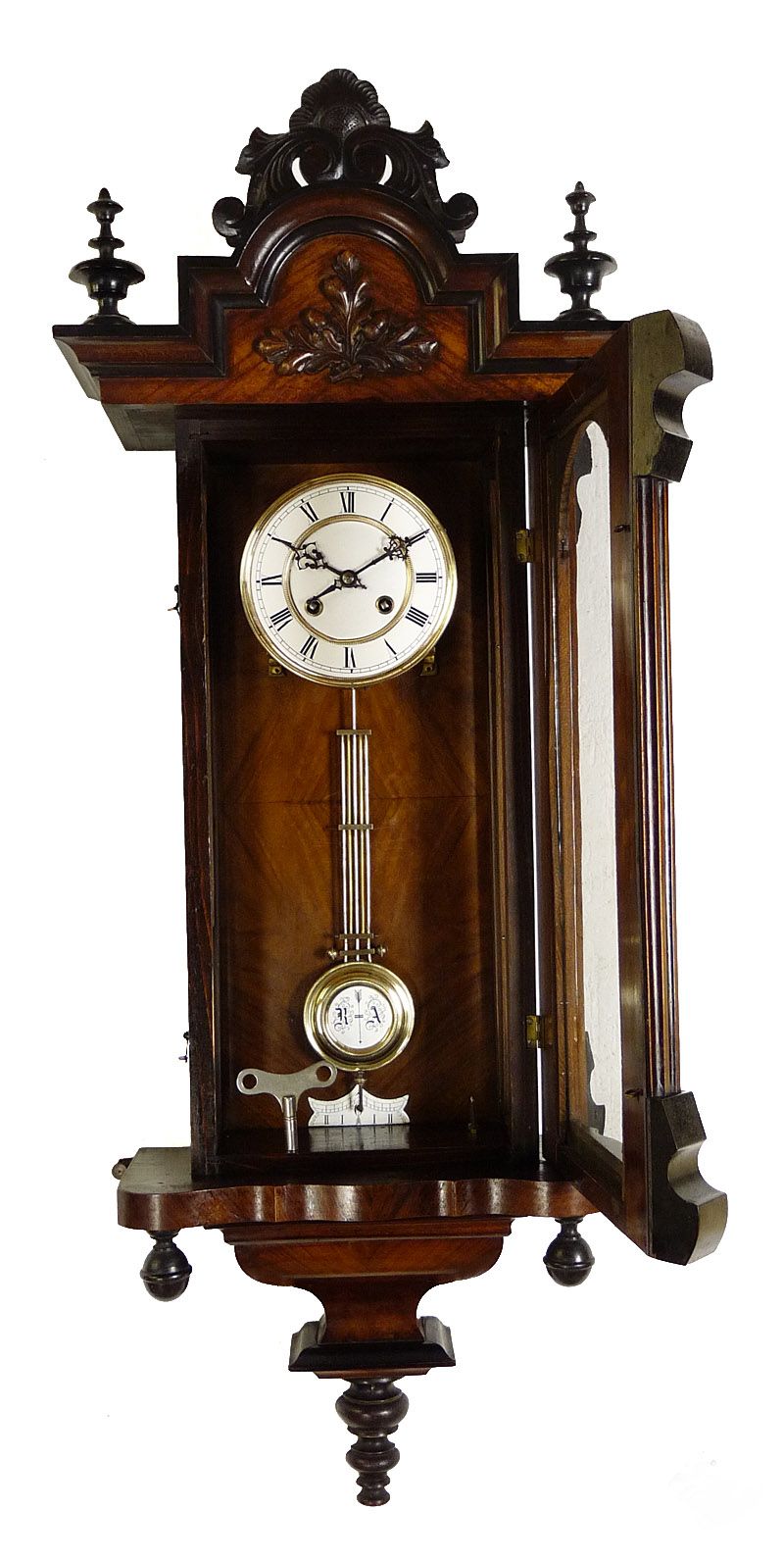   Antique German wall clock Cooperation Gustav Becker/Carl Mueller 1890