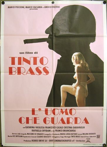 DY00 Tinto Brass LUomo Che Guarda Orig 2sh Poster ITA